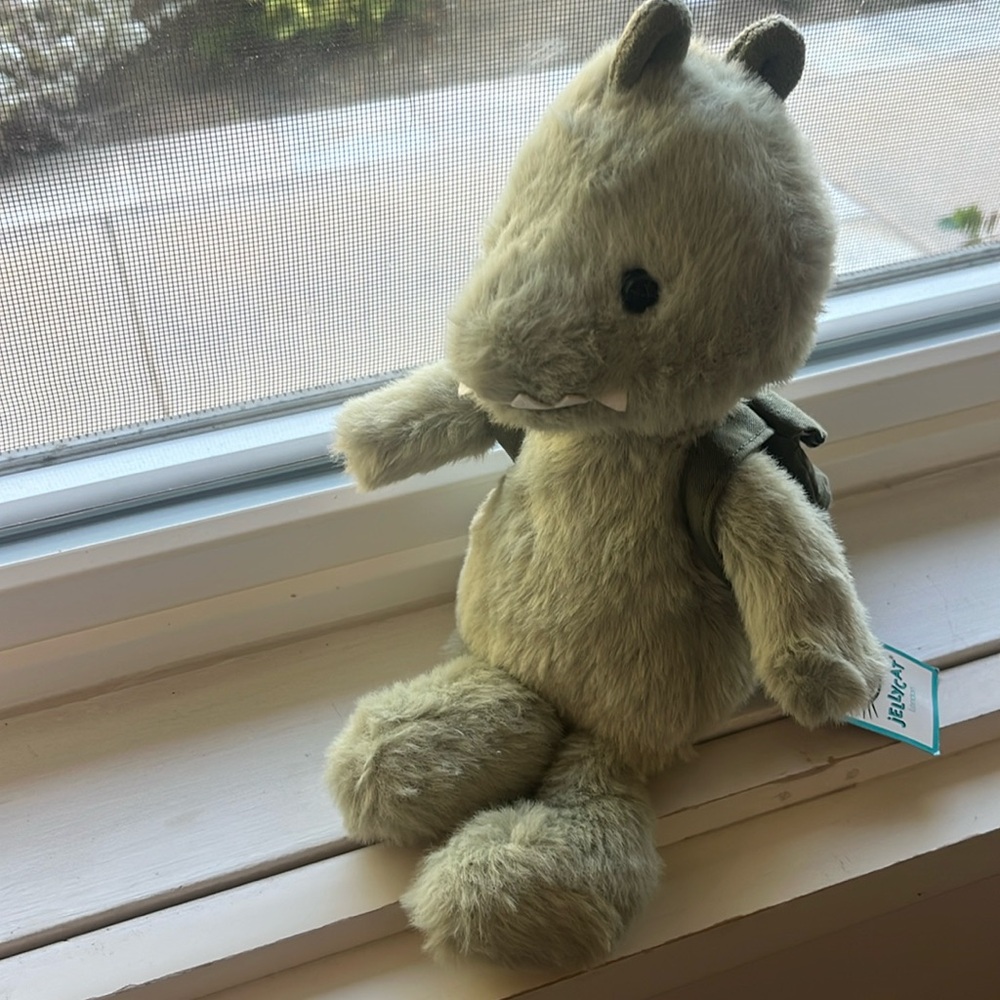 🍓JELLYCAT🍓Backpack Dino, very good condition with tags